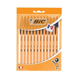 Bic ปากกาลูกลื่น 0.7มม.ดำ(แพ็ค12ด้าม)   Easy Glide