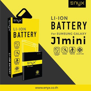 Enyx แบตเตอรี่  Samsung J1 mini , J105  ความจุ 1500 mAh **ของแท้ รับประกัน 6 เดือน**