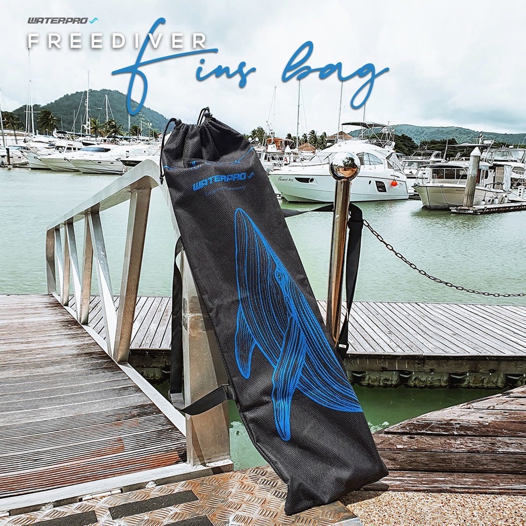 กระเป๋าใส่ฟินฟรีไดฟ์ – Freediver Fins bag แบรนด์ WATER PRO – กระเป๋าตาข่าย