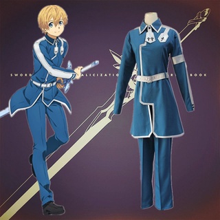 พร้อมส่ง ชุดคอสเพลย์ Sword Art Online Alicization Third Season Eugeo Juvenile ครบชุด