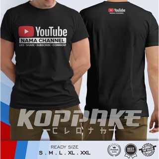 เสื้อยืด พิมพ์ลาย Youtube Request Channel Name Distro