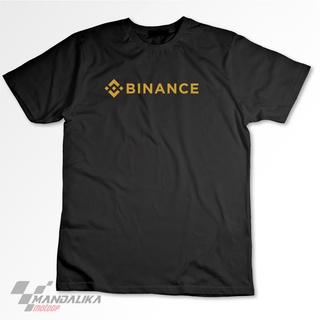 เสื้อยืดคอกลมเสื้อเชิ้ต ลาย indodax binance ShopcryptoS-5XL