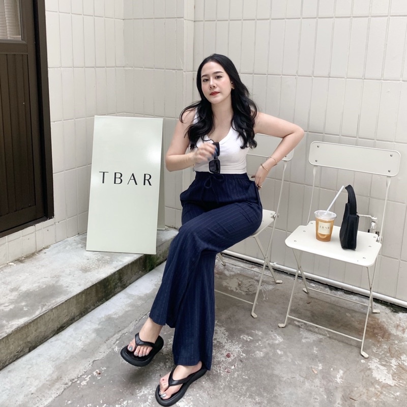 OMU PANTS ขายาวเอวสูงคอตตอนญี่ปุ่น