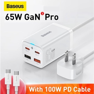 👉ราคาพิเศษ Baseus หัวชาร์จเร็ว 65W GaN 3 Pro รางปลั๊กไฟ ชาร์จเร็ว