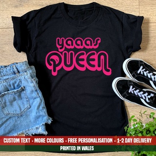 เสื้อยืดโอเวอร์ไซส์เสื้อยืดลําลอง แขนสั้น คอกลม ทรงหลวม ลาย Yaaas Queen Drag Race Eye Lgbt Gay Rupaul Queer เข้ากับทุกกา