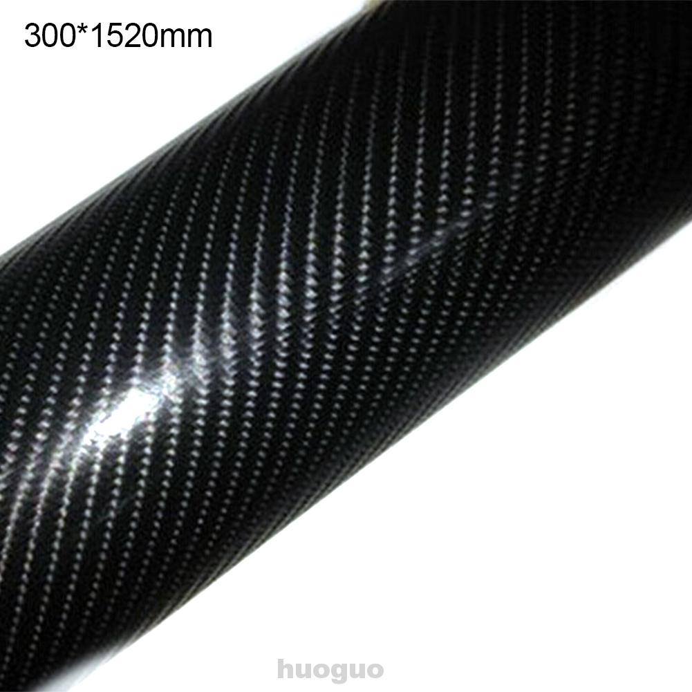4D Car Carbon Fiber Sticker Sheet Roll Film Durable Resistant Vehicle
