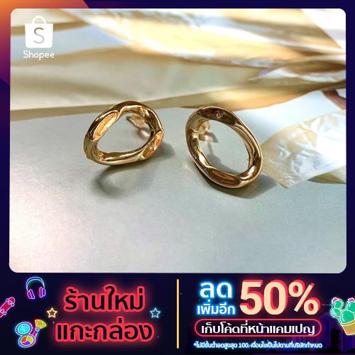 💥พร้อมส่ง💥ต่างหูแฟชั่นเกาหลี ชุบทองคำขาว เครื่องประดับแฟชั่น💎🛍