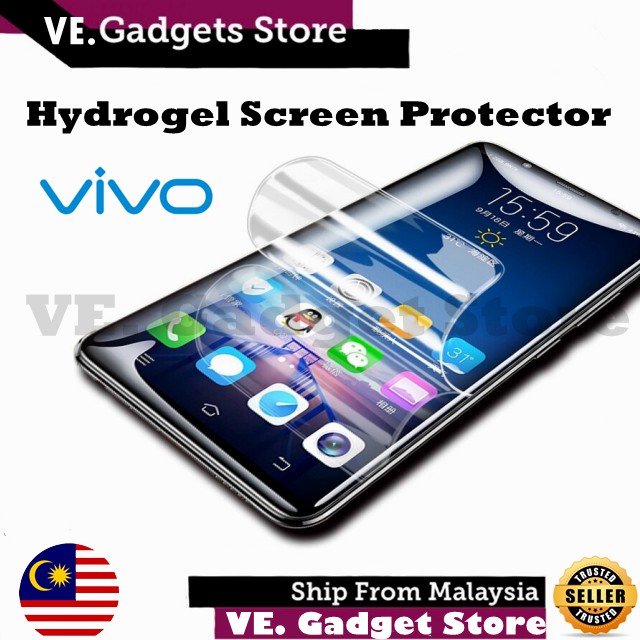 Vivo Y81 / Y81i / Y83 / Y83 Pro / Y89 Hydrogel Soft Screen Protector Pelindung Skrin