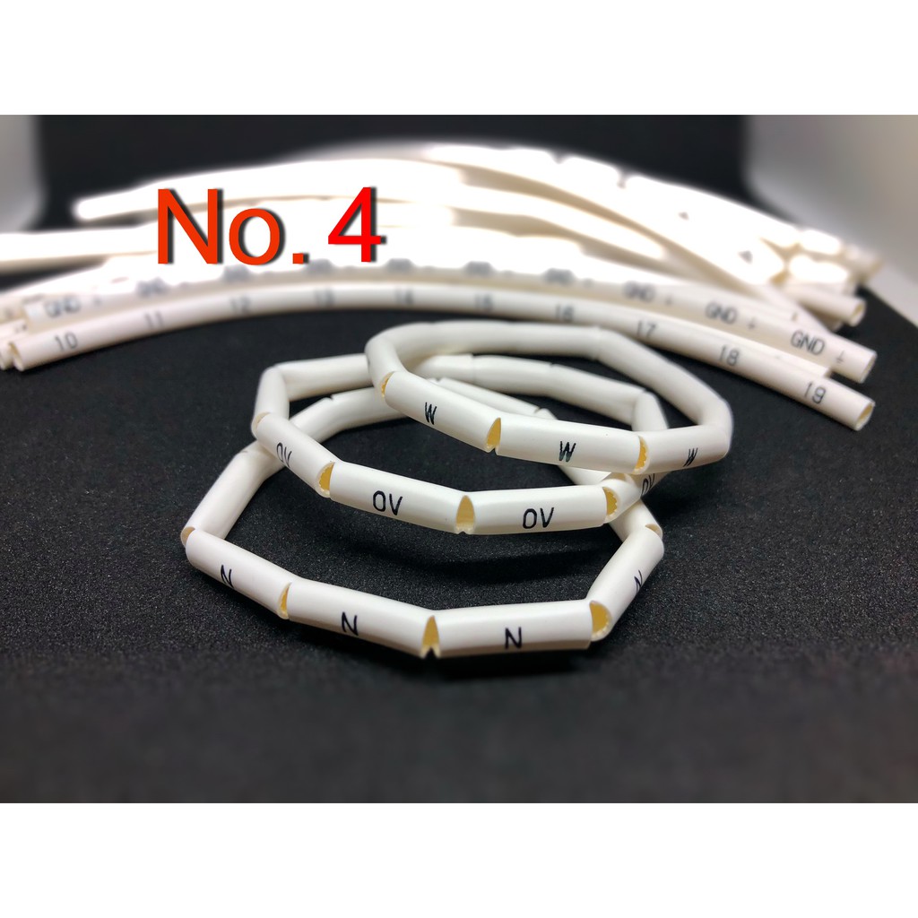 WIRE MARKER วายมาร์คเกอร์ ตัวเลือกชุดที่4 (ราคาต่อ10ชิ้น)