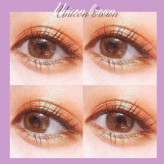 Unicon Brown เลนส์กริตเตอร์ คอนแทคเลนส์ sweety