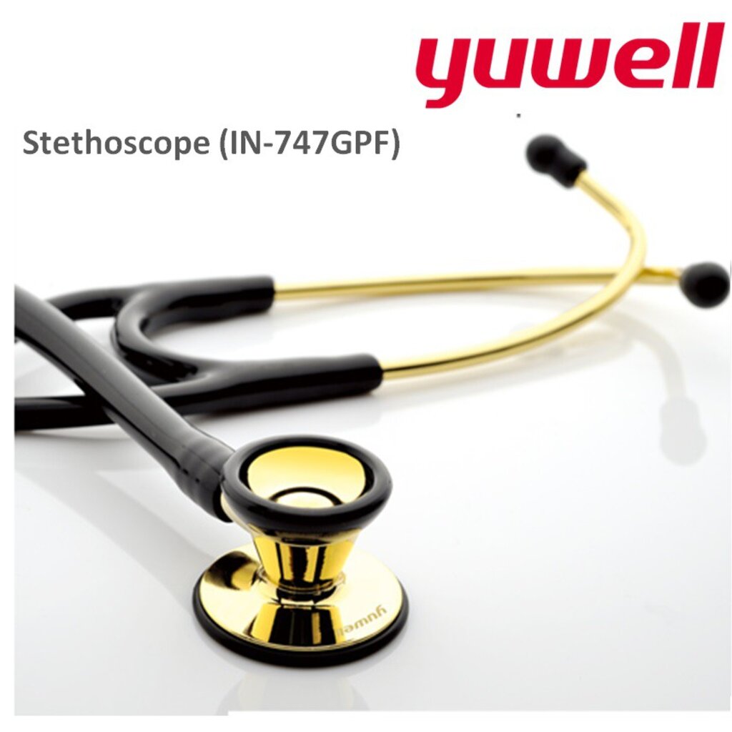 หูฟังแพทย์ Yuwell หูฟังทางการแพทย์ Stethoscope รุ่น IN-747GPF (รับประกัน 1 ปี)