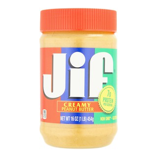 JIF จิฟ เนยถั่วบดละเอียด 454 กรัม