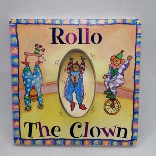 Rollo. The Clown (Little Spinners)., Small board book by Ronne Randall and Lesley Harker- 64