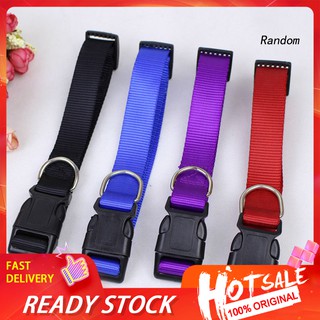 ✽RAN✽Adjustable Dog Puppies Cat Pet Safety Collar Neck Strap Outdoors Accessories