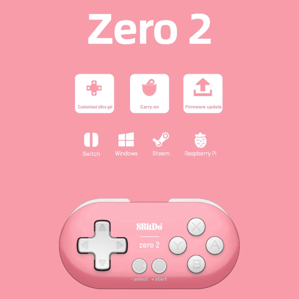 8bitdo Zero 2 Wireless Bluetooth Mini Small Gamepad For Nintendo Switch Windows Android Macos Computer Painting Controller Shopee Thailand