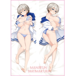 Uzakityann Ha Asobitai! Uzaki Hana ปลอกหมอนอิง ลายอนิเมะ Dakimakura MJF13-10