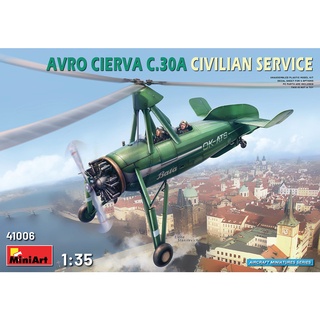 โมเดลประกอบ MiniArt 1/35 MI41006 AVRO CIERVA C.30A CIVILIAN SERVICE