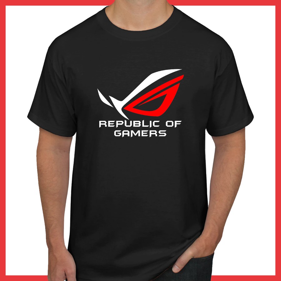 Republic Of Gamers (ROG) เสื้อยืดโลโก้ Asus