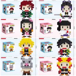 Demon Slayer นาโน ตัวต่อ บล็อค บล็อก ตัวต่อนาโน ดาบพิฆาตอสูร แบบเฟือง Linkgo Nanoblock