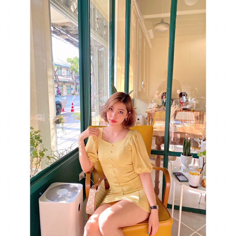 เดรสสั้นร้านyqkoreanshopส่งต่อแค่ลองไม่กี่วินาที