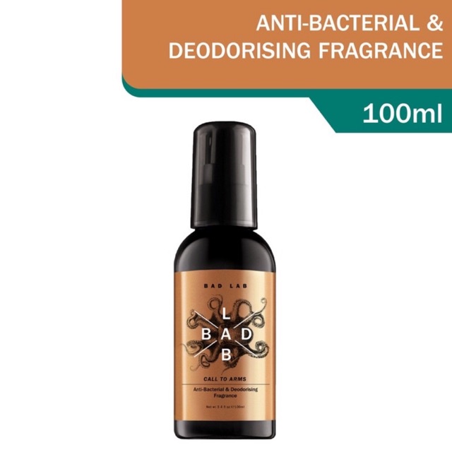 Bad Lab Spray สเปรย์ฉีดตัวสำหรับผู้ชาย กลิ่นหอม ลดกลิ่นตัว ป้องกันแบคทีเรีย Body Spray Fragance for 