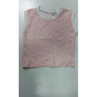 เสื้อแขนกุดเด็ก ตั้งแรกเกิด -4 เดือน ของใหม่ ยังไม่ได้ใช้