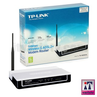 เร้าเตอร์ TP-LINK 54Mbps Wireless ADSL2+ Modem Router TD-W8901G  NO. T1Hn33-0004