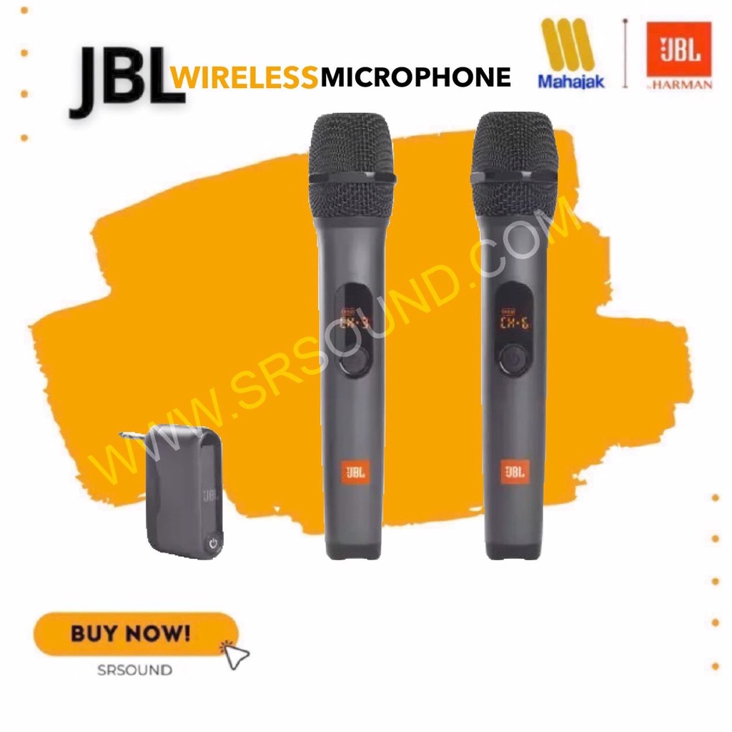 **ส่งฟรี** JBL WIRELESS MICROPHONE ไมค์ลอยมือถือ 1 ชุด คลื่น UHF(สินค้าใหม่แกะกล่อง ประกันศูนย์ไทย)