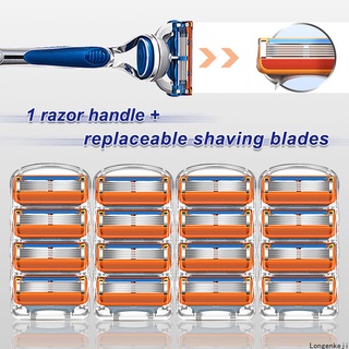 ชุดเครื่องโกนหนวดสําหรับผู้ชาย Gillette 5 Shavette