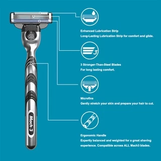 Gillette Speed Front Shaver 3 Blade/Manual/mach 3 gillette