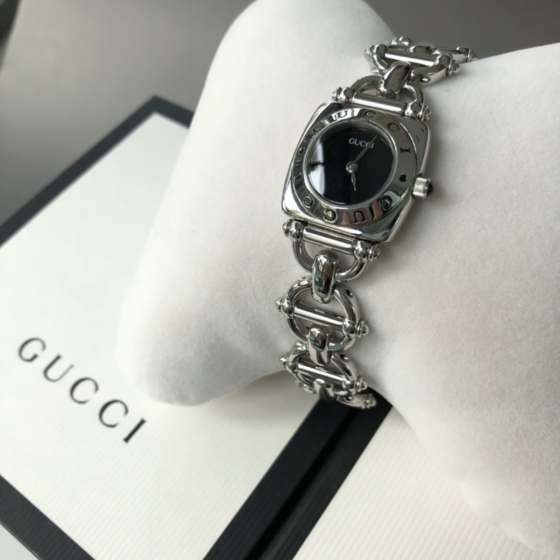 Gucci Paris 6400L Black Dial Ladies Removeable Link Watch