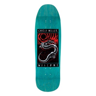 Welcome - Miller Lizard on Gaia 9.6" Skateboard Deck