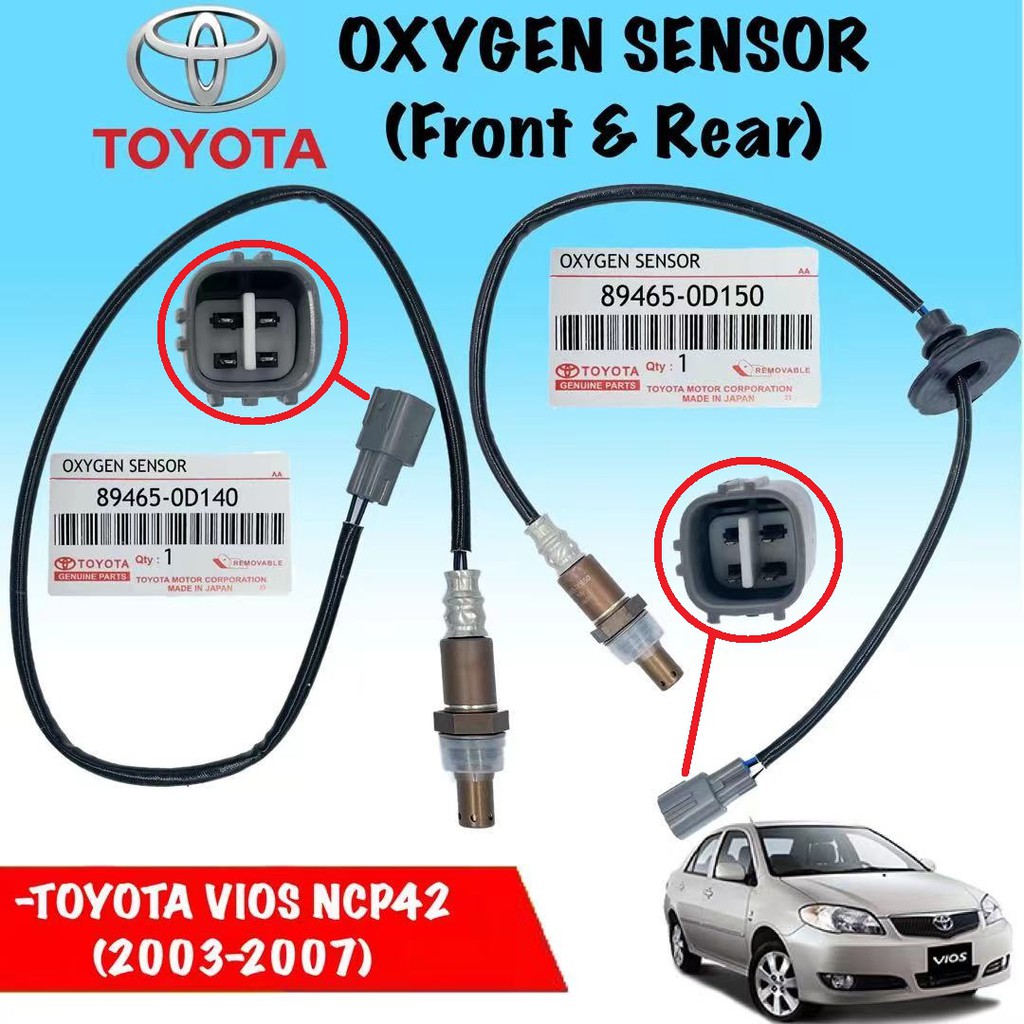 OXYGEN O2 SENSOR DENSO - TOYOTA YARIS VIOS NCP42 (2003-2007) LEXUS GS300 LAMBDA EXHAUST 89465-0D140 