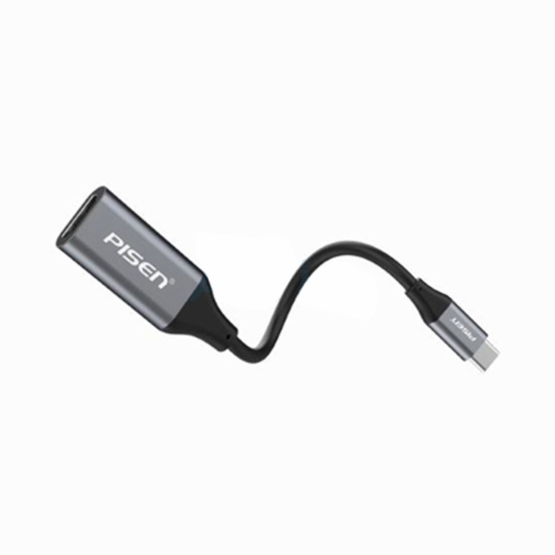 [รับประกัน 1 ปี] PISEN อะแดปเตอร์แปลง HDMI to Type-C  ยาว 0.15m เชื่อมต่อ Smartphone Tablet กับ TV
