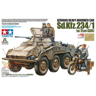 [Tamiya] 1/35 : German Heavy Armored Car Sd.Kfz.234/1 (w/2cm Gun) (TA 37019)