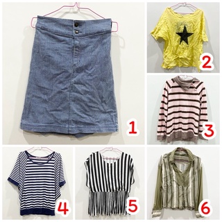 มือ2 สาวอวบ เสื้อ / กระโปรง