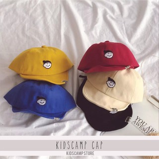 Kidscamp cap หมวกcapโลโก้หน้าเด็กสุดน่ารักของร้านkidscampค่าา