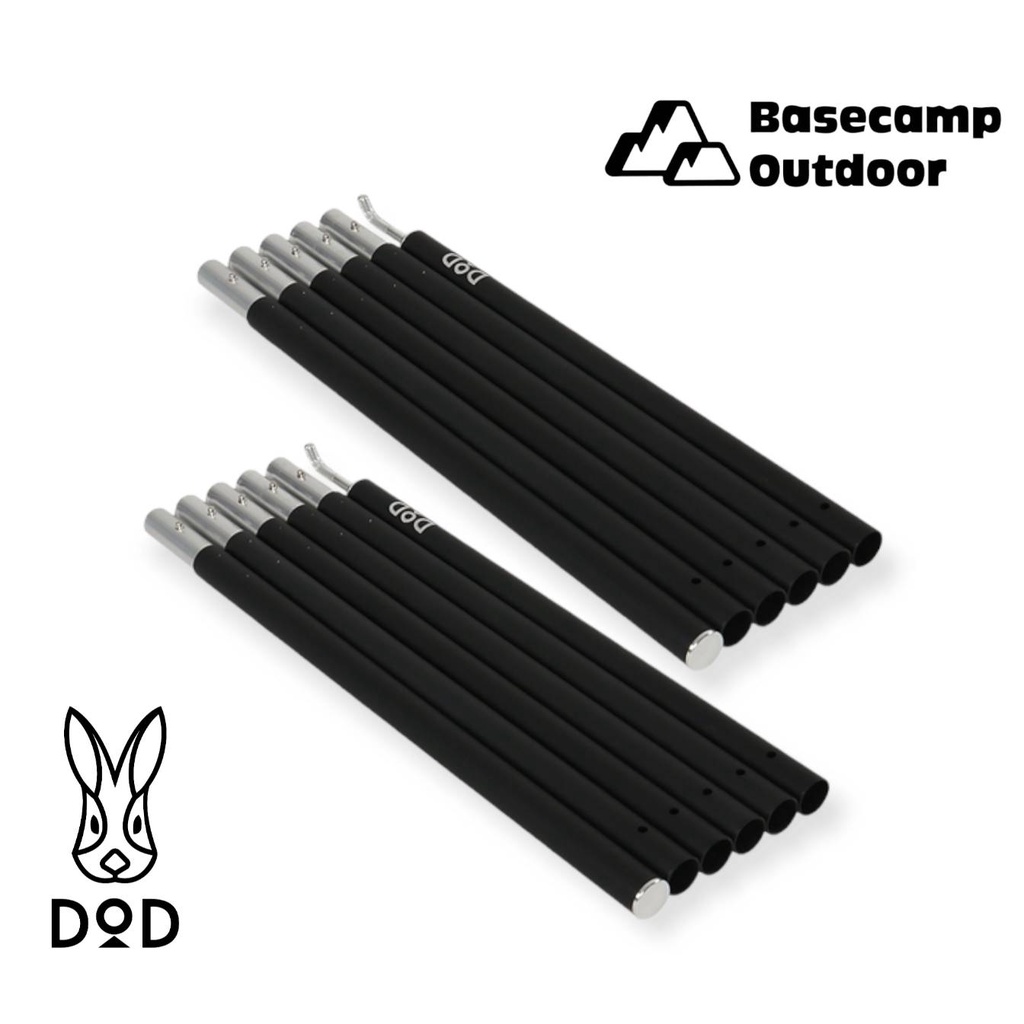 DoD Compact Tarp Pole เสาTarpสีดำ