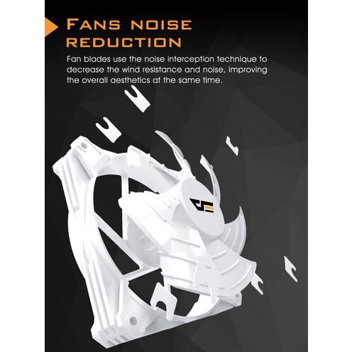 Darkflash fans CF6 for dx120/dx240/dx360 CPU Cooler Water Cooling System Liquid pc fans with PC Case