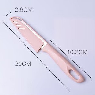 มีด มีดปลอกผลไม้ สแตนเลส ด้ามพลาสติก พกพาง่าย คมมากๆ มีดอเนกประสงค์ - 2