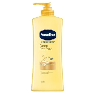 [แพ็คคู่] วาสลีน อินเทนซีฟ แคร์ โลชั่น ดีพ รีสโตร์ ผิวชุ่มชื่น 300มล. Vaseline Intensive care Lotion Deep Restore Yellow