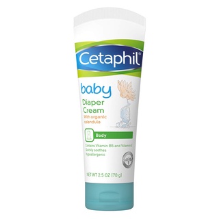 Cetaphil® Baby Diaper Cream with Organic Calendula 70 g โลชั่นบำรุงผิว ครีมทาป้องกัน-บรรเทาอาการผดผื่น