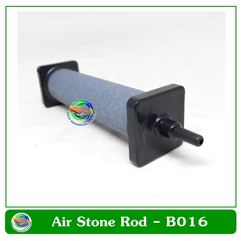Air Stone Cylinder B016 หัวทราย ละเอียดทรงกระบอก ยาว 13 ซม.