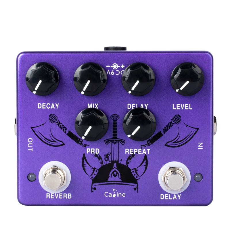 Caline CP-80 Ragnarok Reverb & Delay 2 in 1 แป้นเหยียบเอฟเฟคกีตาร์ไฟฟ้า