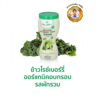 Baby Natura ขนมข้าวไรซ์เบอร์รี่ ออร์แกนิคอบกรอบ รสผักรวม