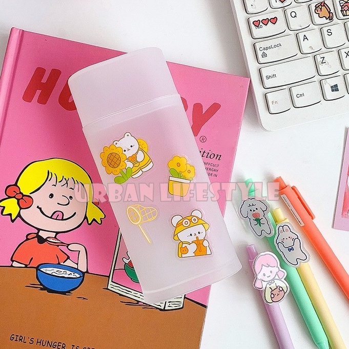 Minimal Pencil box กล่องดินสอ ทรงกระบอก กล่องใส่ของอเนกประสงค์ เช่น ดินสอ ปากกา แว่นตา แบบพกพา สไตล์มินิมอล มูจิ Muji