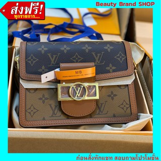 🔥 ราคาส่ง งานตรงปก เป๊ะมาก🔥 Louis Vuitton  Dauphine Mini Bag Original Grade Full Set Option หนังแท้ 100%