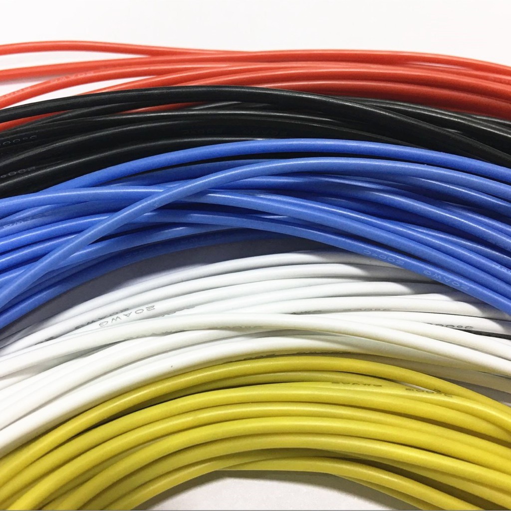 สายไฟซิลิโคน อ่อน พิเศษ  ทนความร้อนสูง 200 องศา  ขนาด 4awg  6awg ,7awg
