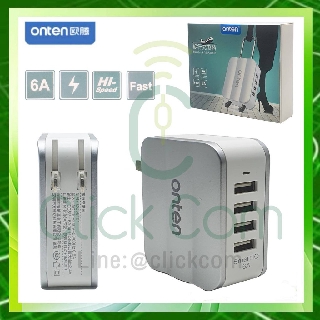 Onten Adapter Charger ที่ชาร์จusb 4 port รุ่น OTN-P13