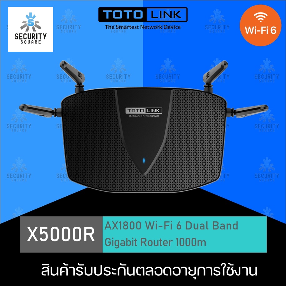Router TOTOLINK (X5000R) Wireless AX1800 Dual Band Gigabit WI-FI 6 Lifetime Forever